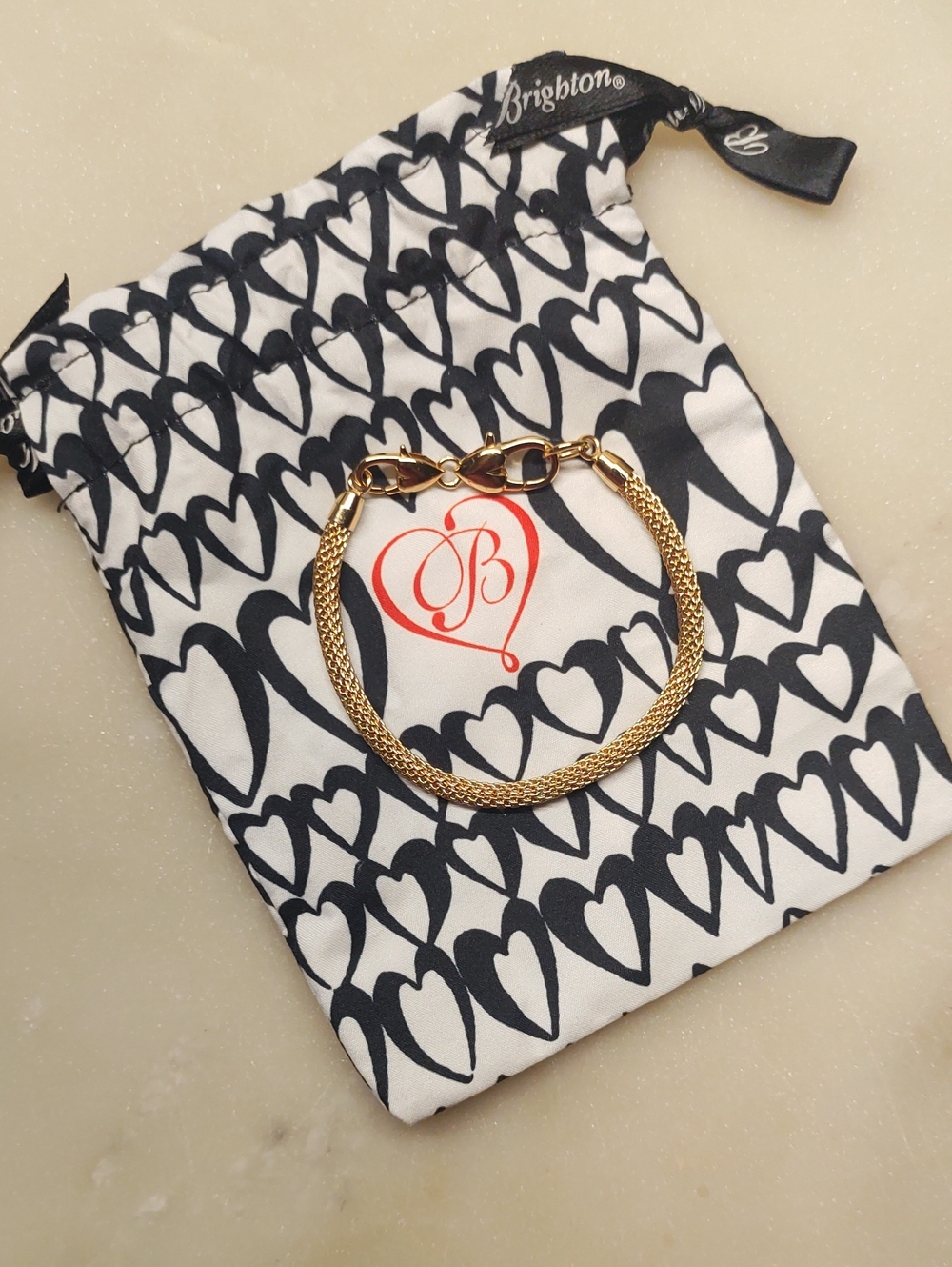 SALE!🔥 Brighton Gold Beverly Glam Charm Bracelet - Like New!! - Picture 9 of 9